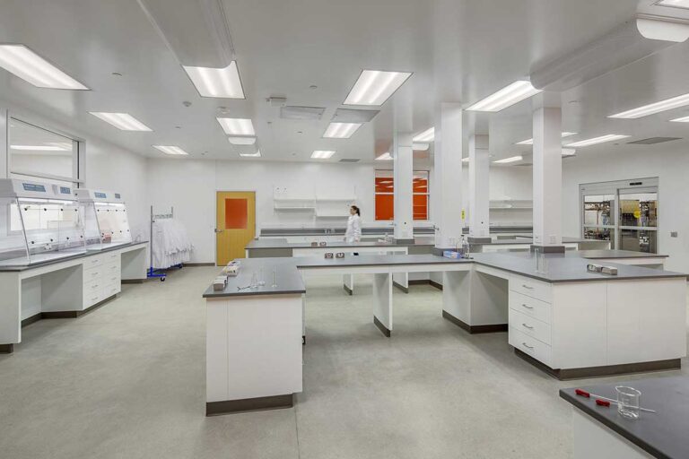 An open empty lab